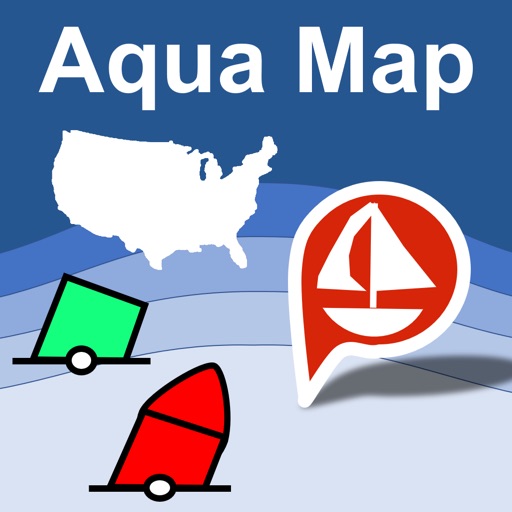 Aqua Map US - Marine & Lakes