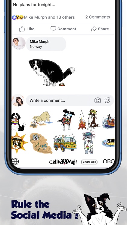 CollieMoji - Original Stickers screenshot-6