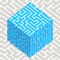 This is a 3D block maze