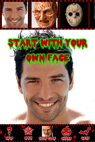 Scary face maker & swap editor - náhled