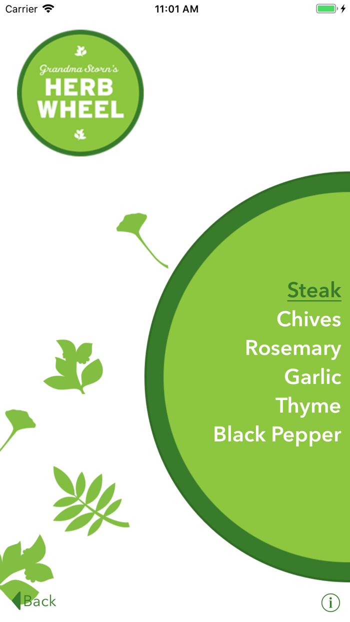 Grandma Storns Herb Wheel