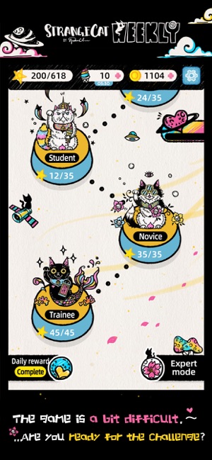 Strange Cat Puzzle Games(圖1)-速報App