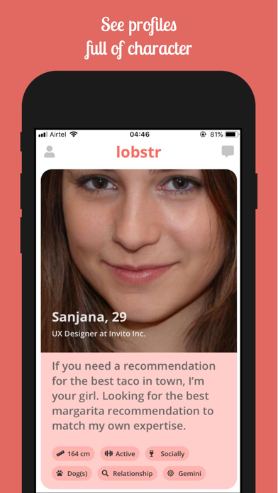 Lobstr: Dating & Relationships screenshot 2