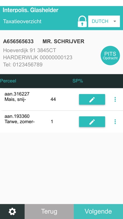 Interpolis Agro Taxatie app