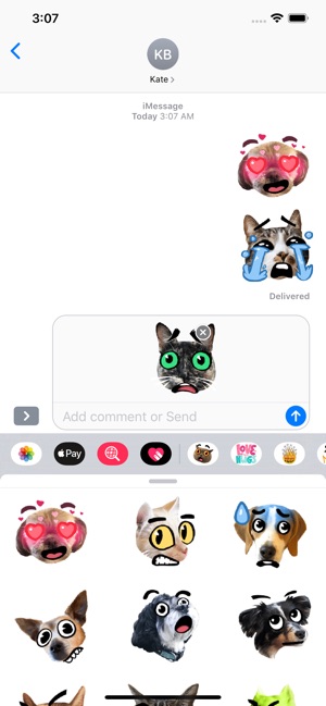 Cutest Cats & Dogs Sticker Emo(圖1)-速報App