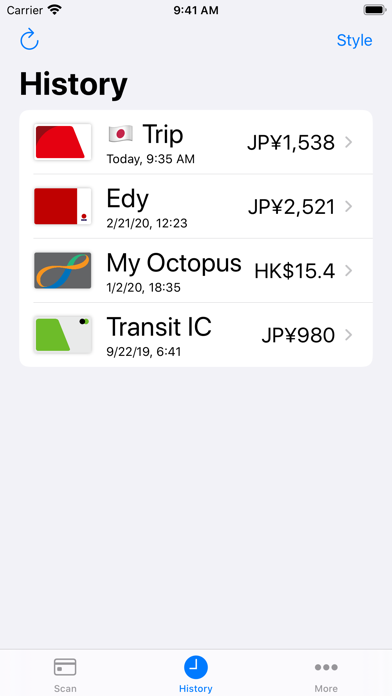 Japan NFC Reader screenshot 2