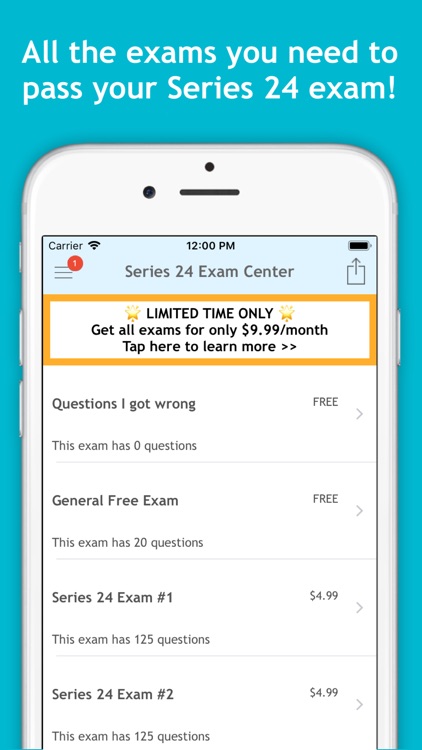 Series 24 Exam Center screenshot-3