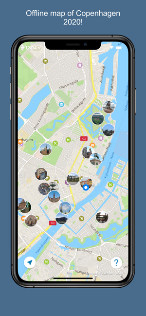 Copenhagen 2020 — offline map(圖1)-速報App