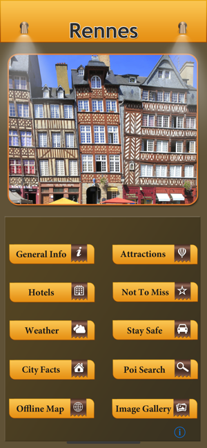 Rennes Traveller's Map Guide(圖1)-速報App