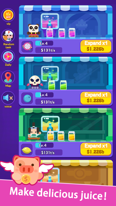 screenshot of Idle Juice Market 1