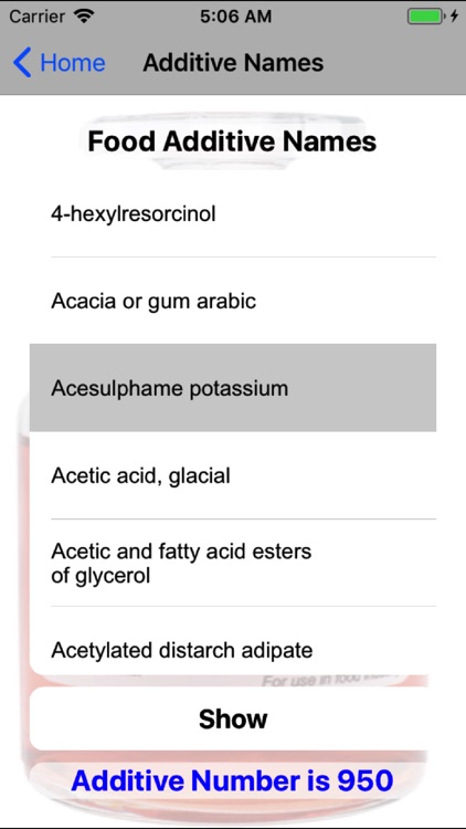 Food Additives - Australia