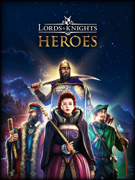 Lords & Knights - Medieval MMO iPad app afbeelding 1
