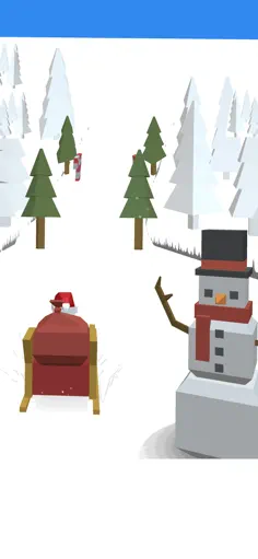 Xmas Santa Mad Sleigh Run - Screenshot 2