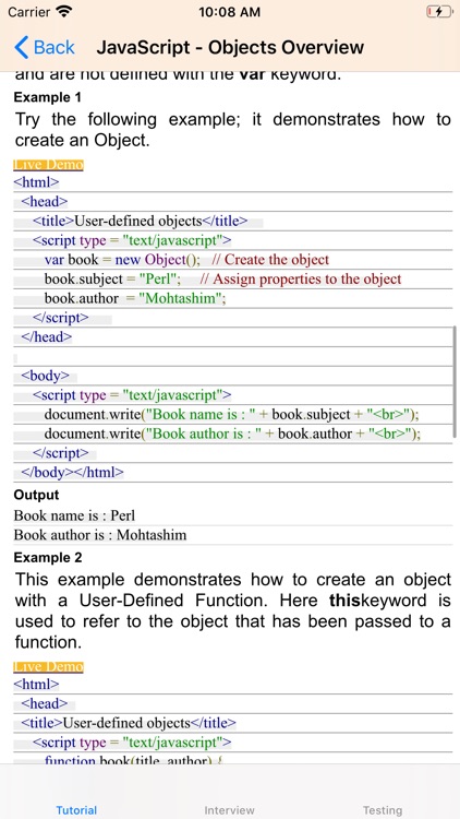 Tutorial for Java Script screenshot-4