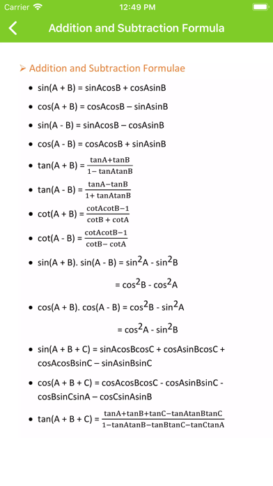 How to cancel & delete Trigonometry Formulas from iphone & ipad 3