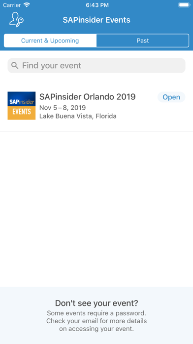 How to cancel & delete SAPinsider Events from iphone & ipad 2