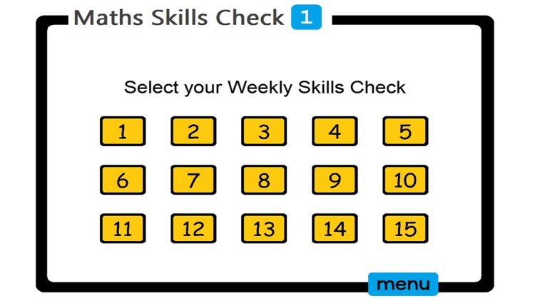 PAM Maths Skills Check 1