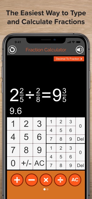 分數計算機 + 十進制和分數轉換程序(圖2)-速報App