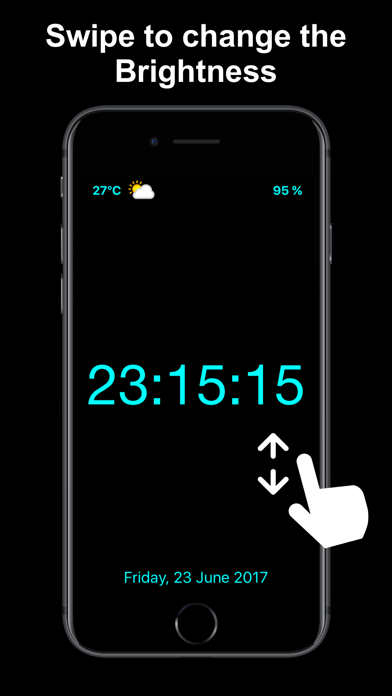 Table Clock with weather screenshot 2