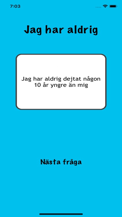 Jag har aldrig (SE)