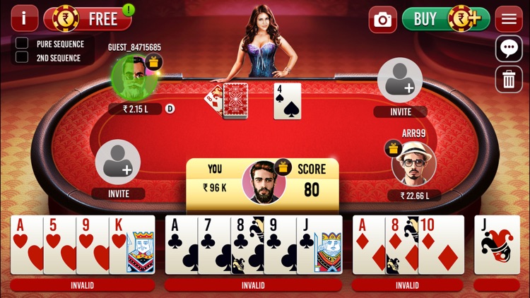 Rummy with Sunny Leone