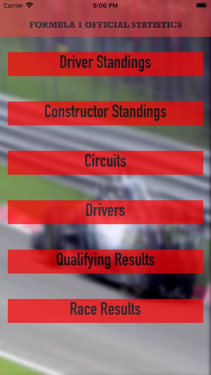 Formula Racing Statistics