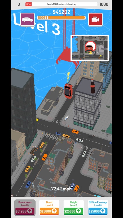 Car VS Trampoline : Crazy Drop