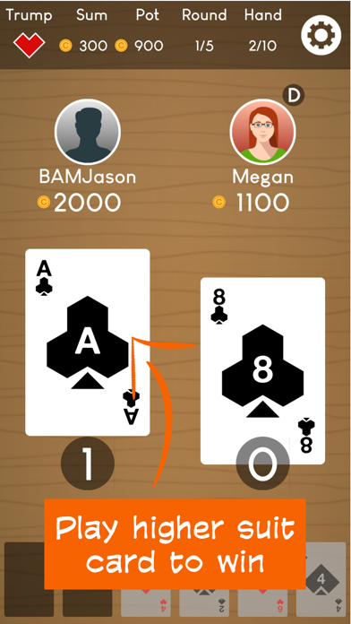 BAM! A card game for players screenshot 2