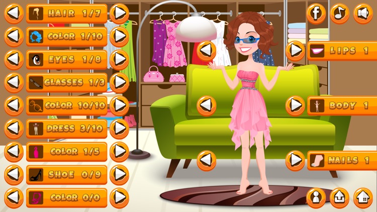 Girl Dress Up-Make a Beautiful screenshot-4