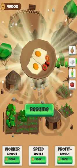 Game screenshot Idle Village Food mod apk