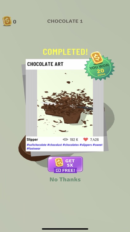 Chocolate Cutting Art screenshot-4