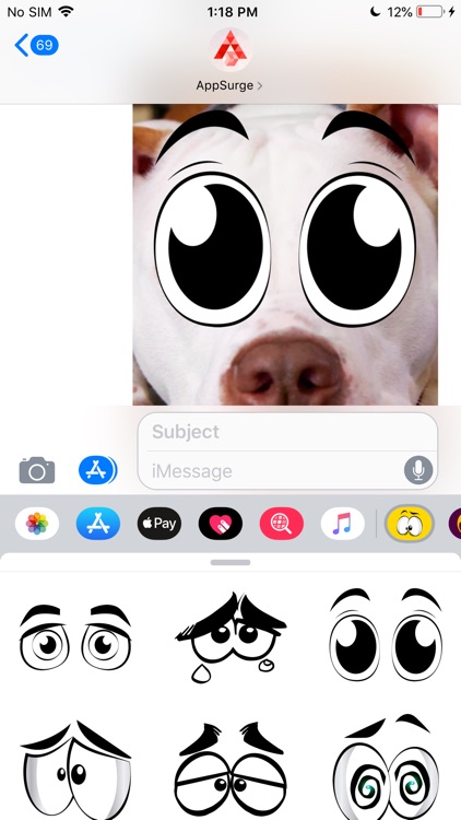 Crazy Eyes - Cartoon Stickers screenshot-5