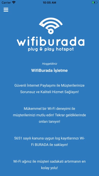 WifiBurada İşletme
