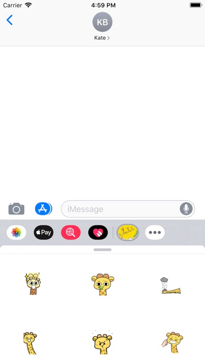 Giraffe expression pack