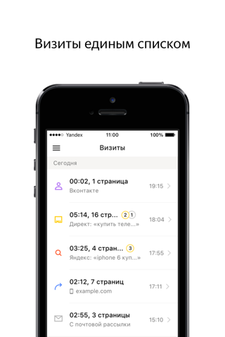 Скриншот из Yandex.Metrica