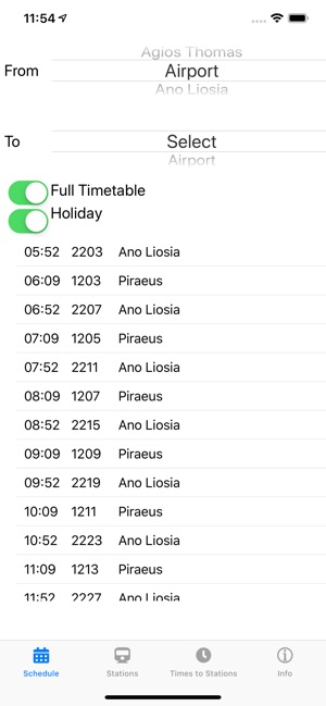 Athens Suburban Timetable(圖3)-速報App