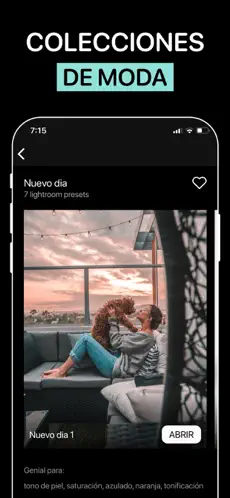 Screenshot 3 Presets for Lightroom: Filtros iphone