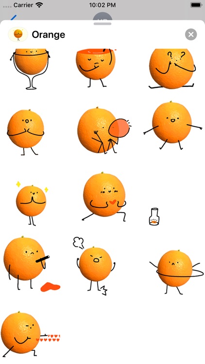 Happy Orange Animated