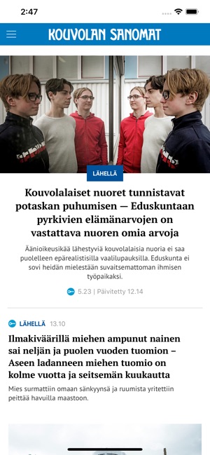 KS - Kouvolan Sanomat