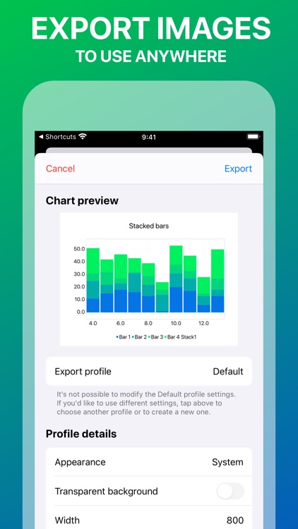 Charty for Shortcuts screenshot-4