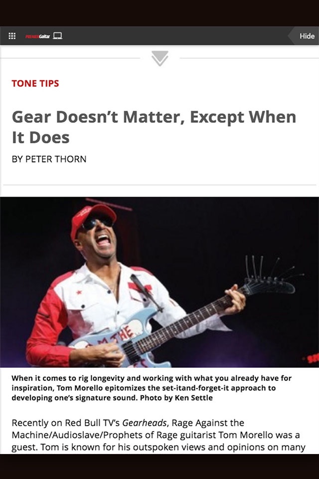 Premier Guitar Magazine screenshot 4
