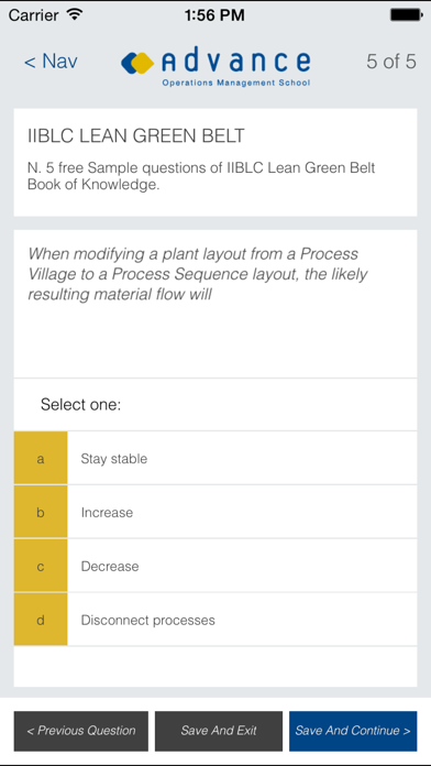 How to cancel & delete CGBL Lean Green Belt exam prep from iphone & ipad 3