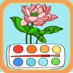 Coloring Flowers 123