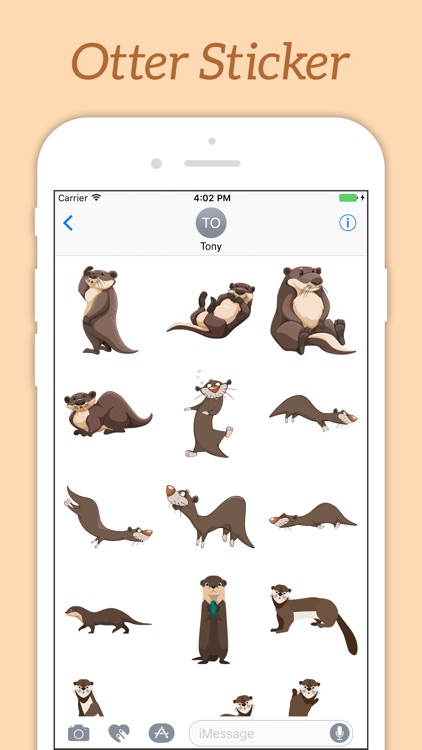 Funny Otters Stickers