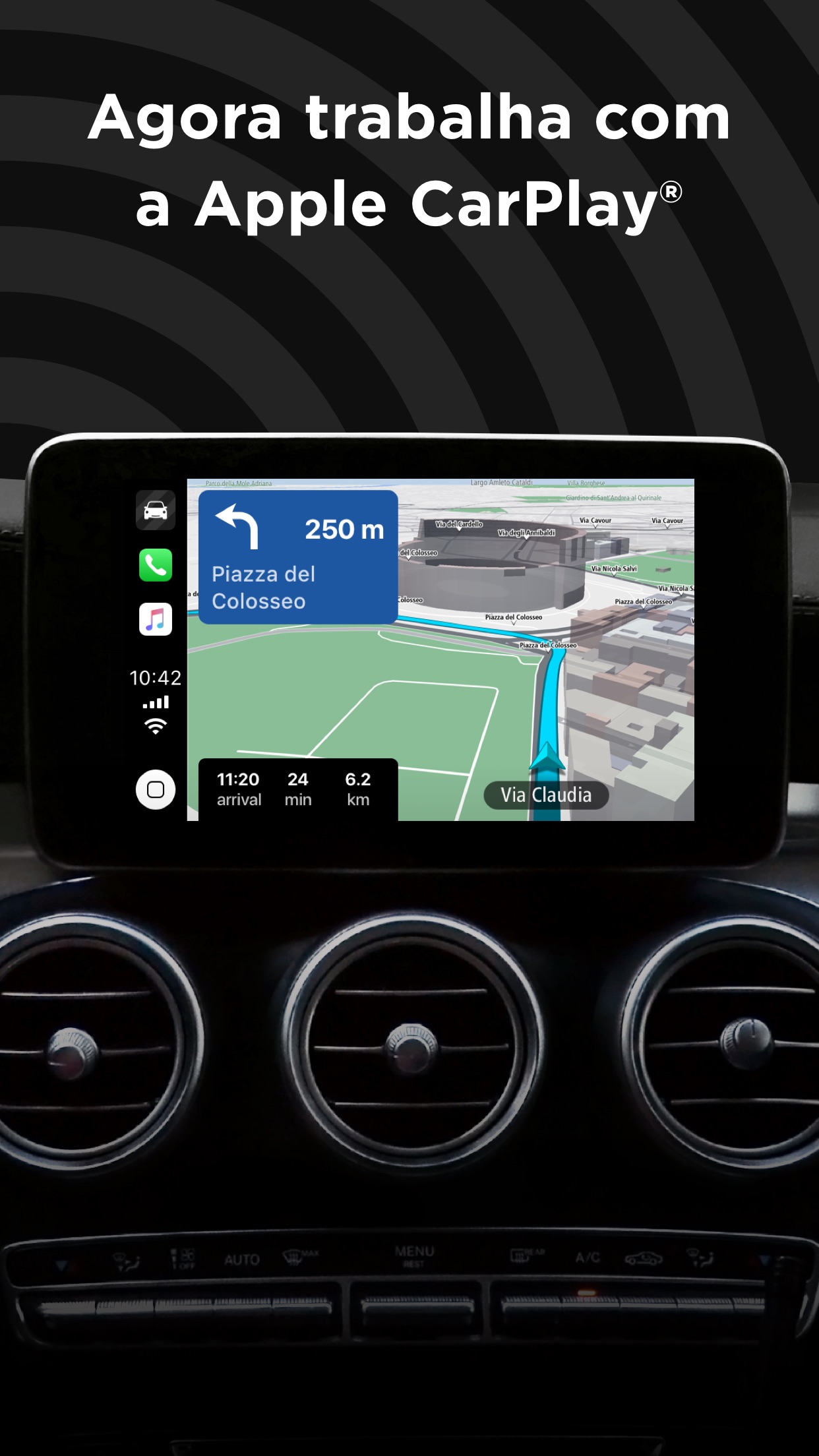 Screenshot do app TomTom GO Navigation