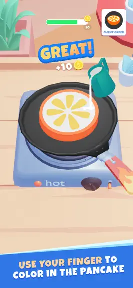 Game screenshot Pancake Coloring apk