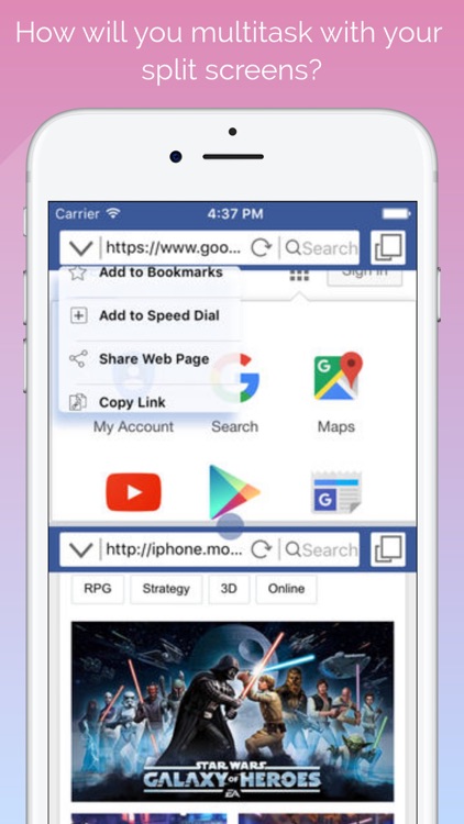 Split Screen Multitasking View screenshot-3