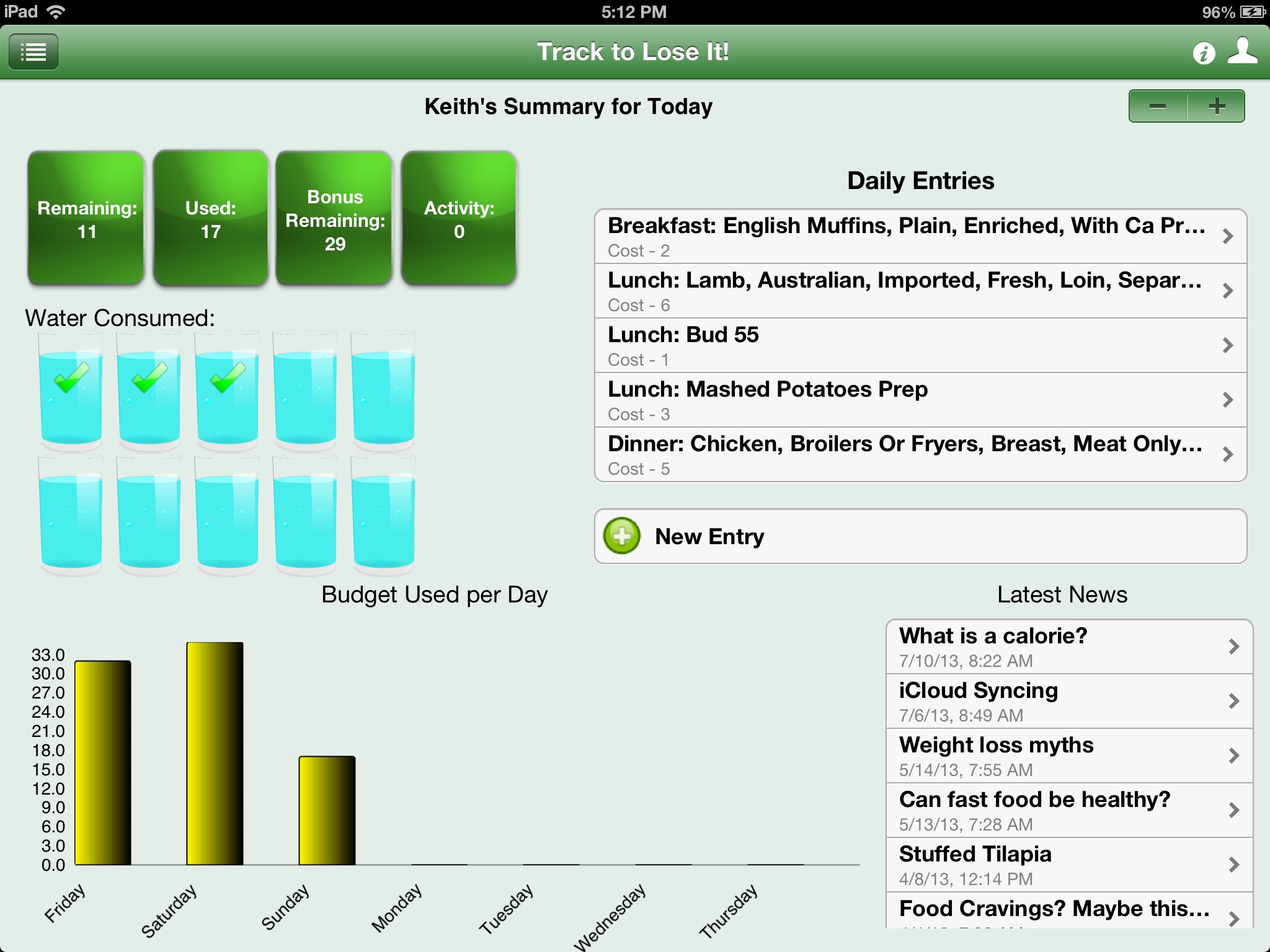 Daily Tracker for Weight Loss screenshot 4