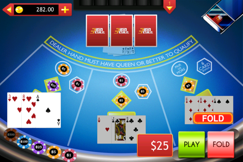 Let It Ride On, 3 Card Poker + - náhled