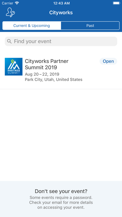 How to cancel & delete Cityworks Events from iphone & ipad 2